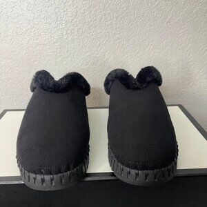 Ilse Jacobsen Tulip 3050 Faux Shearling Black Slipper Women's 39 EU/8.5-9 US